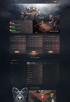 MU Classic Game Website Template