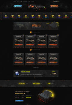World of Tanks Open Keys Website Template